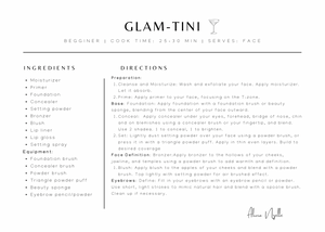 Glam-Tini Step By Step Recipe